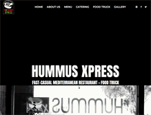 Tablet Screenshot of hummusxpress.com